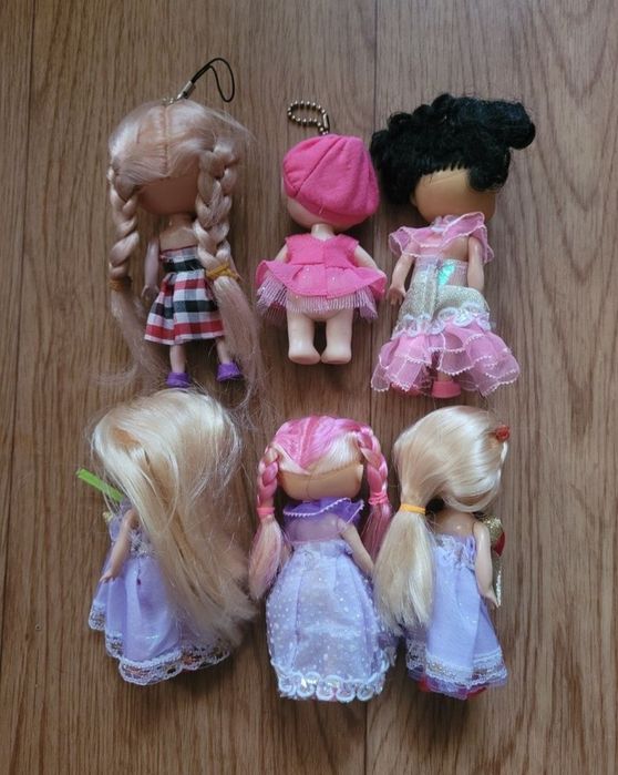 Куклы игрушки небольшие (6шт)