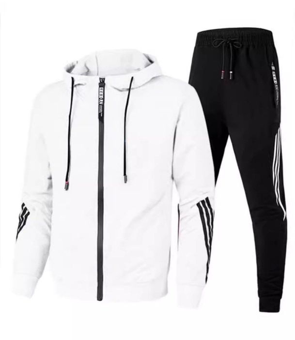 Erkaklar uchun sport kiyim toʻplami ikki qismili Xudi va Shimlar