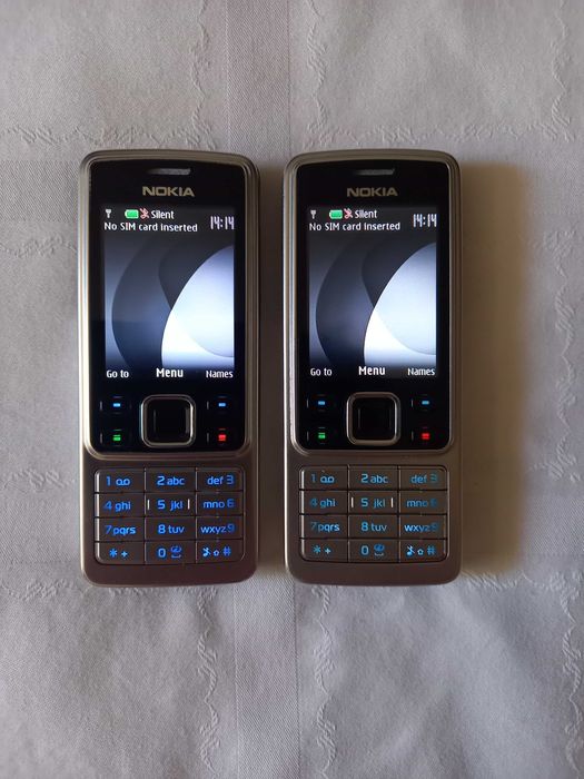 2 x Telefon Nokia 6300 Silver Series 40 S40 RM-217 Necodate Originale