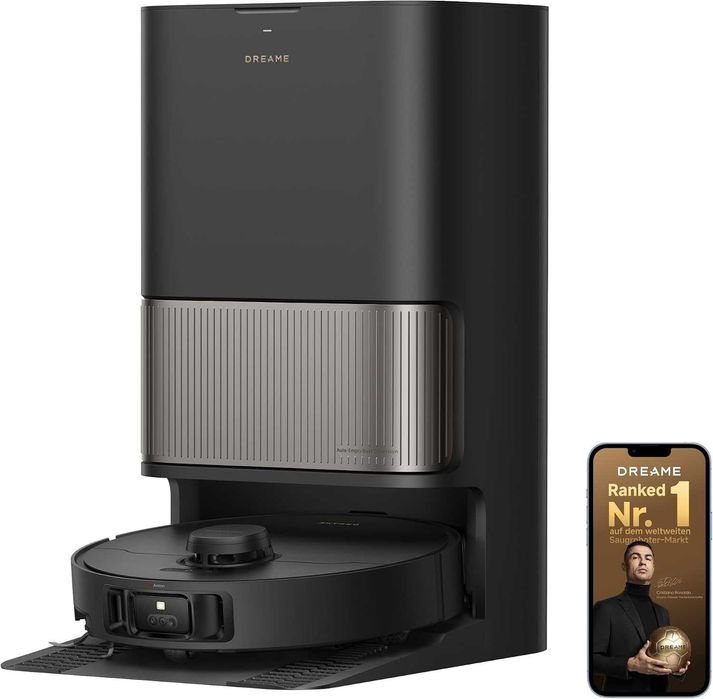 Нова AI Прахосмукачка Робот с Моп DREAME L40s Pro Ultra, 2 години Гаранция, 19,000 Pa, 3D, Сухо и Мокро Почистване
