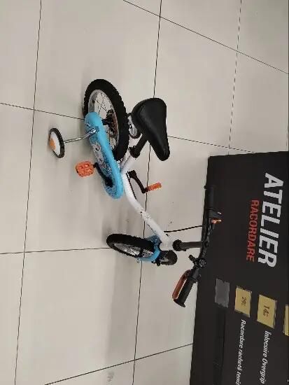 Bicicletă 14" 100 Arctic 3-5 ani - No Size - (SecondHand) Decathlon