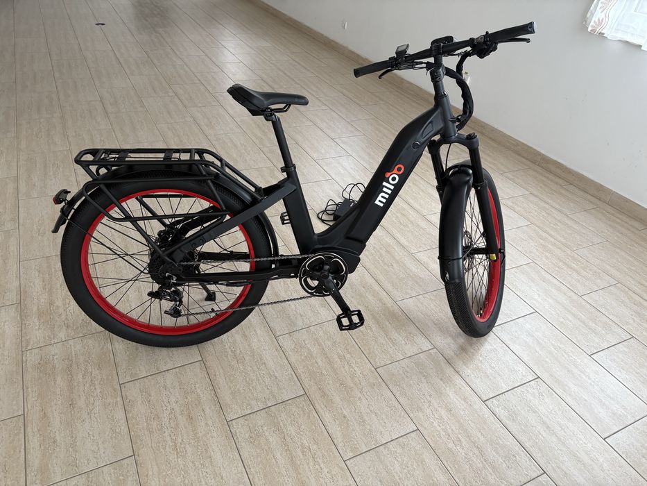 Bicicleta Miloo asistata electric -schimb cu motocicleta