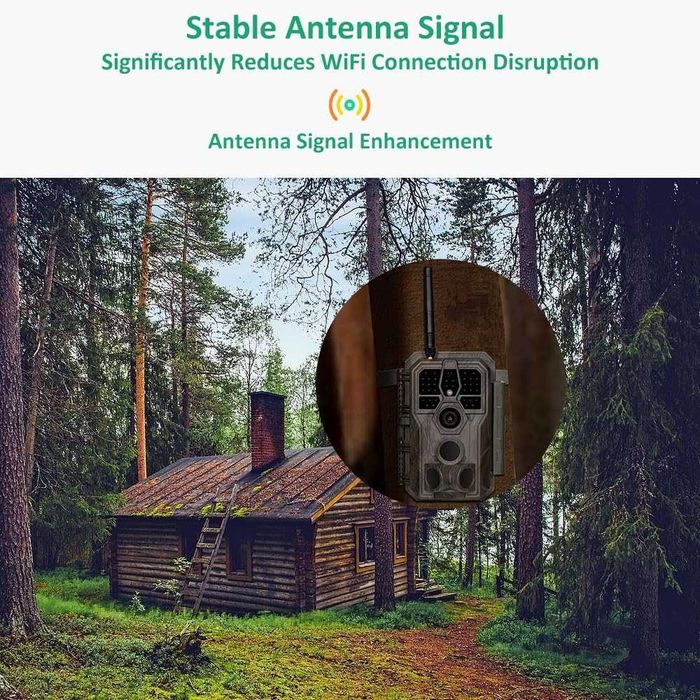 Ловна камера (Фотокапан) GardePro E8 – 48MP, 1296P HD видео с Wi-Fi