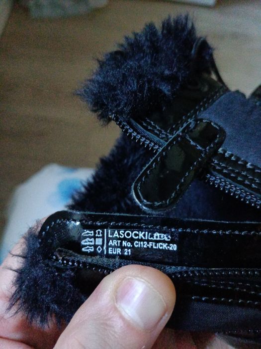 Ghete marime 21 îmblănite lasocki kids piele