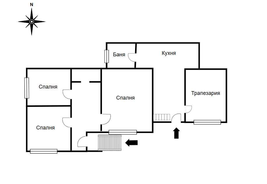 Къща с двор в с. Морава, общ. Свищов