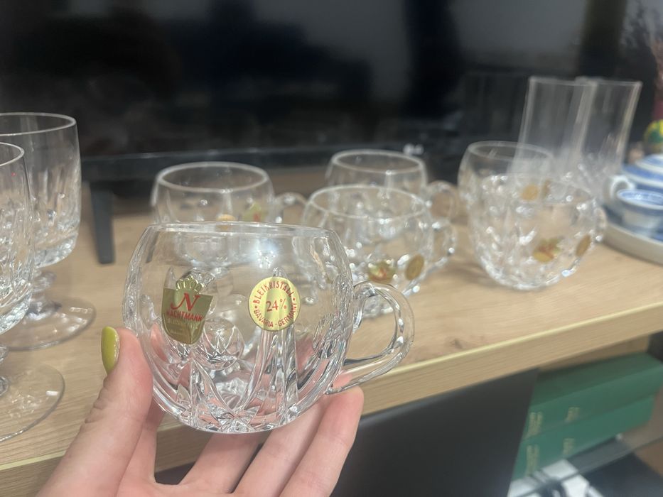 Set 6 cesti cafea din cristal nachtmann 24%pbo