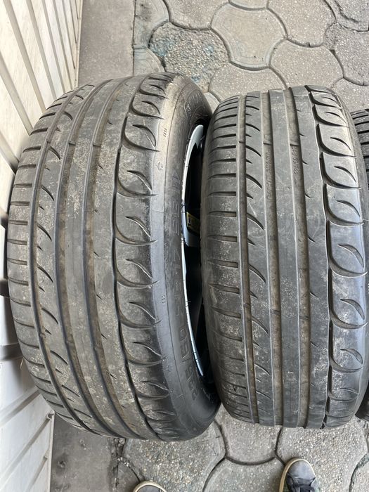Jante 5x112mm, anvelope vara 225/50 R17 Audi, Vw, Seat, Skoda Mercedes