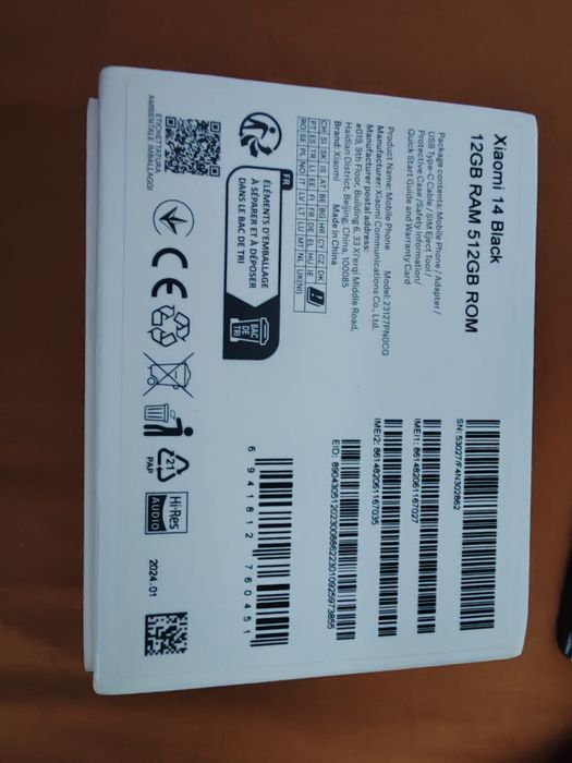 Xiaomi MI 14 5G 512Gb 12G ram full Garanție