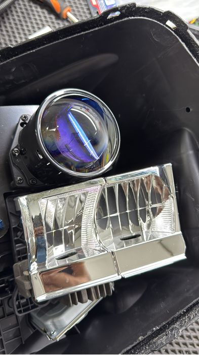 Установка линз би лэд