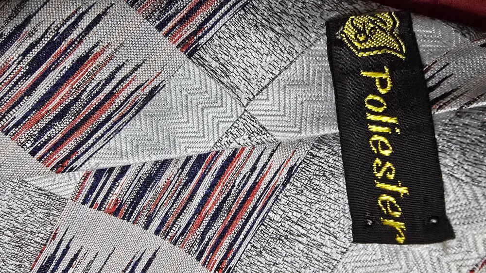 Poliester, cravata barbati