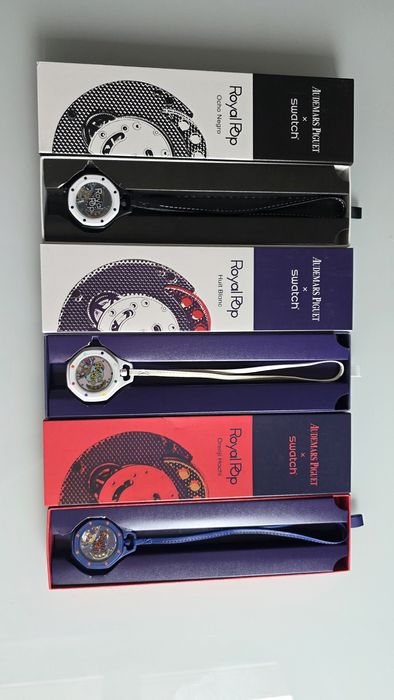 Ap x swatch royal pop