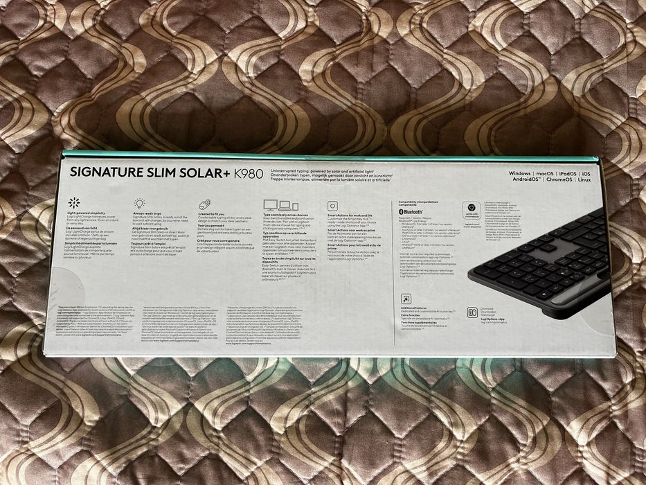 Клавиатура logitech signature slim solar+ K980