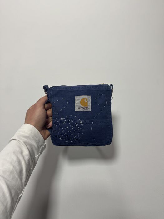 Borseta / geanta Carhartt WIP  reworked 1 of 1 Handmade blue