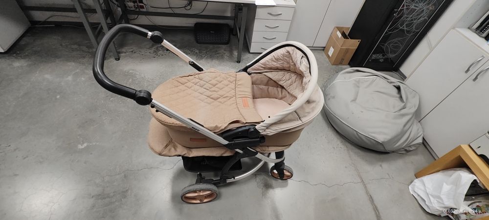 KIKKA BOO Комбинирана количка 3в1 MADRID ALL IN ONE BEIGE