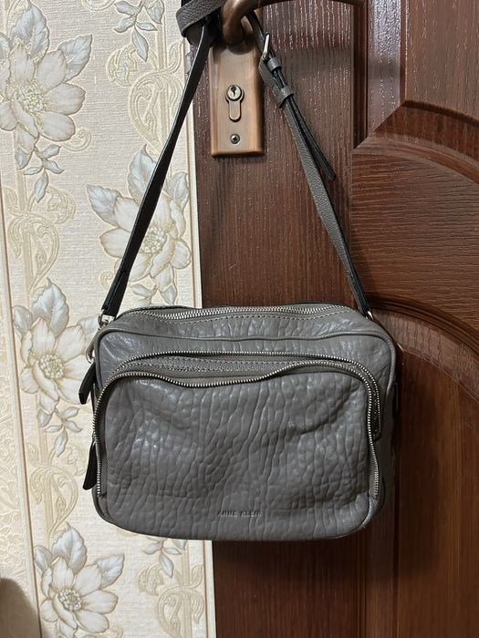 Кожаная сумка с Кореи ANNE. KLEIN