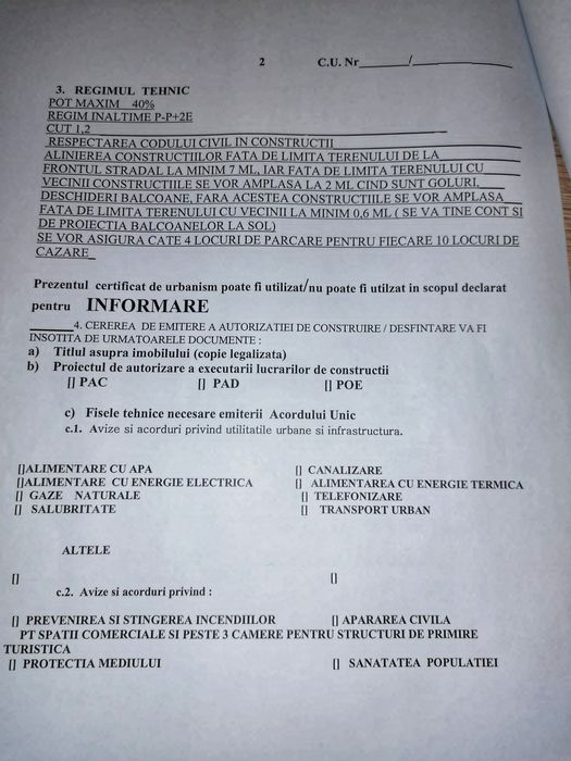 Teren intravilan in Costinesti cu deschidere la drumul principal