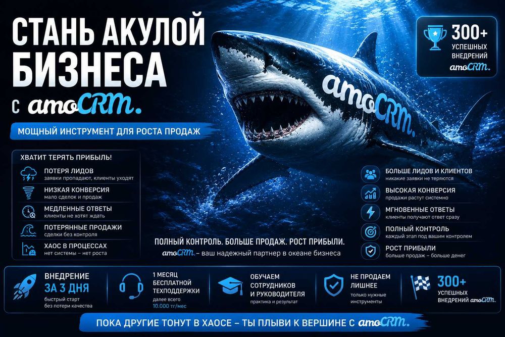 Внедрение амосрм и альтеджио с гарантией результата |Настройка под вас