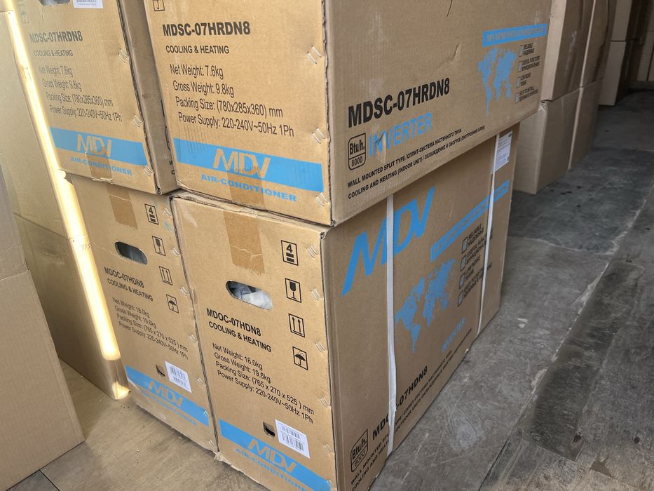 Кондиционер MDV MDSC-07HRDN8/MDOC-07HDN8 белый