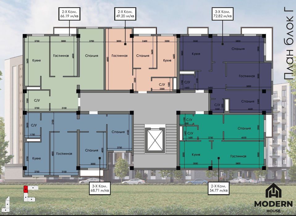Яшнабад ! 2 комн/3/8 новостройка ( 66 квм) ключи есть
