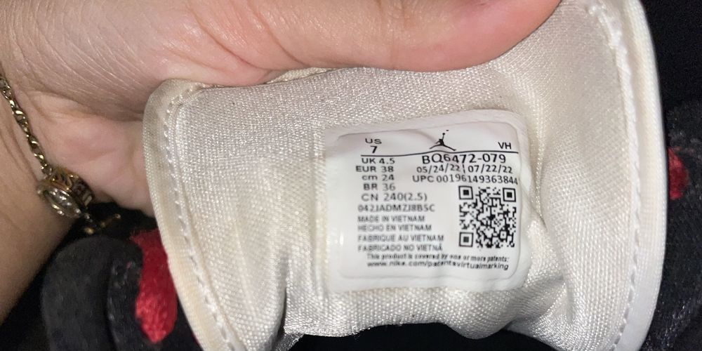 Jordan 1 mid-marimea 38