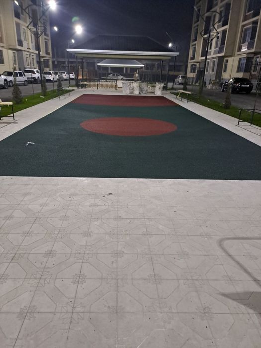 Укладка резинового покрытия любой сложности Резина коплама ОПТОМ