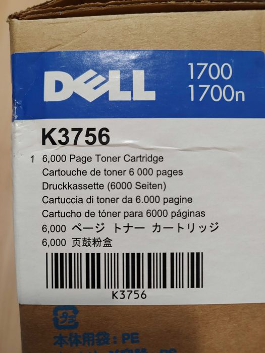 Cartus Toner imprimanta Dell 593-10102 K3756 negru black original