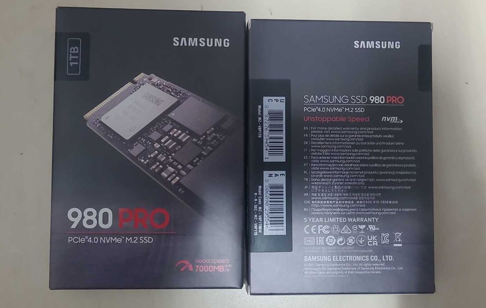 SSD Samsung 980 PRO de 1TB PCI Express 4.0 x4 M.2 2280, sigilat