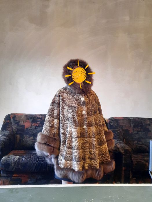 Манто из стриженной норки 50-52