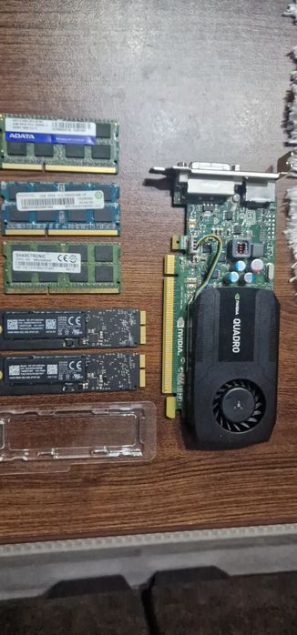 Placa video Nvidia Quadro K420 low profile  ssd m.2 128gb ddr3