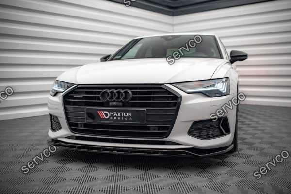 Prelungire splitter bara fata Audi A6 C8 2019- v14 - Maxton Design