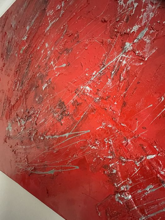 Tablou abstract,pictor Pusa Pagu