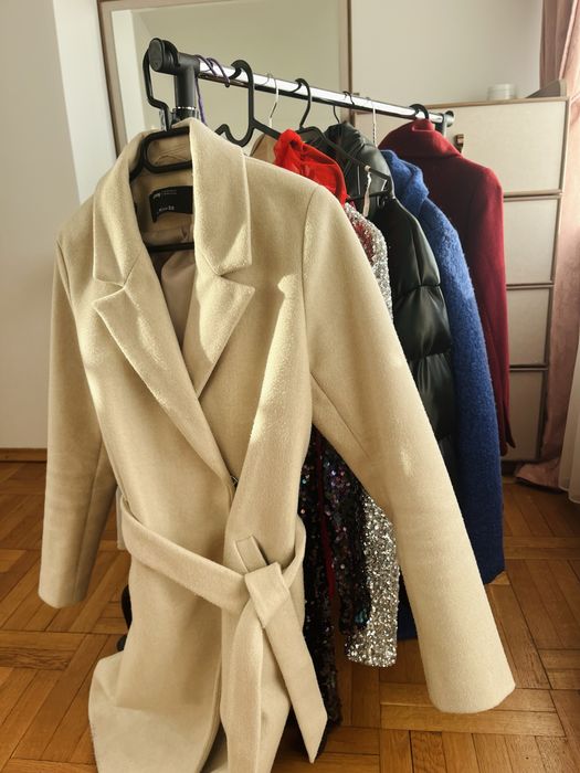 Палто вълна , яке кожено