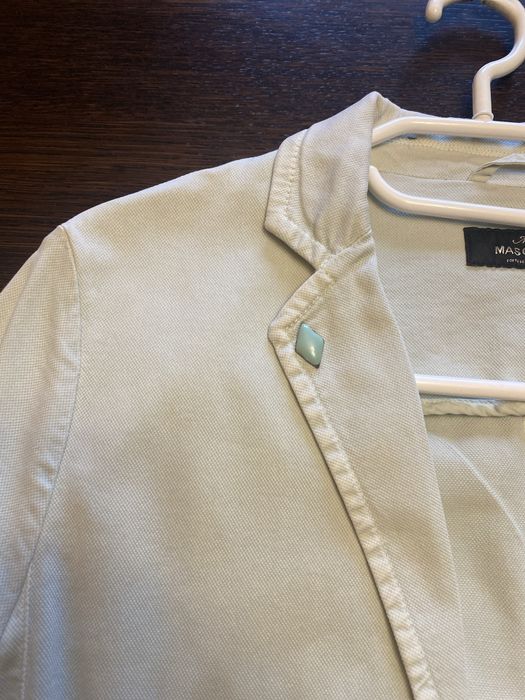 Сако в бледо зелен цвят