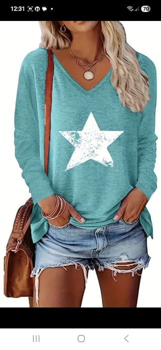 Продам новое голубая блузка Евростиль большого размера пятьдесят восьм