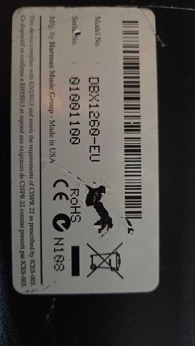 Procesor PA DBX Zone PRO 1260 made in USA