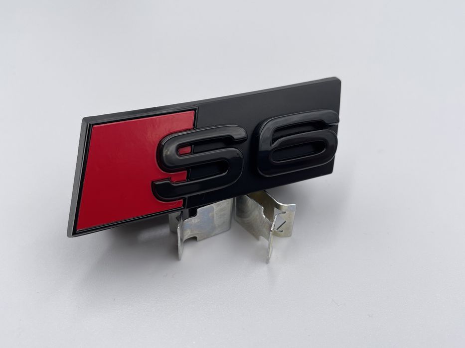 Emblema Audi S6 grila negru
