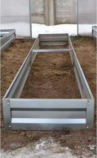 Оцинкованная грядка для дачи 0,65м×2 м!