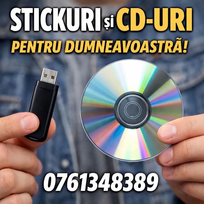 stick-uri si CD-uri cu muzica pentru dumneavoastra (MUZICA LA ALEGERE)
