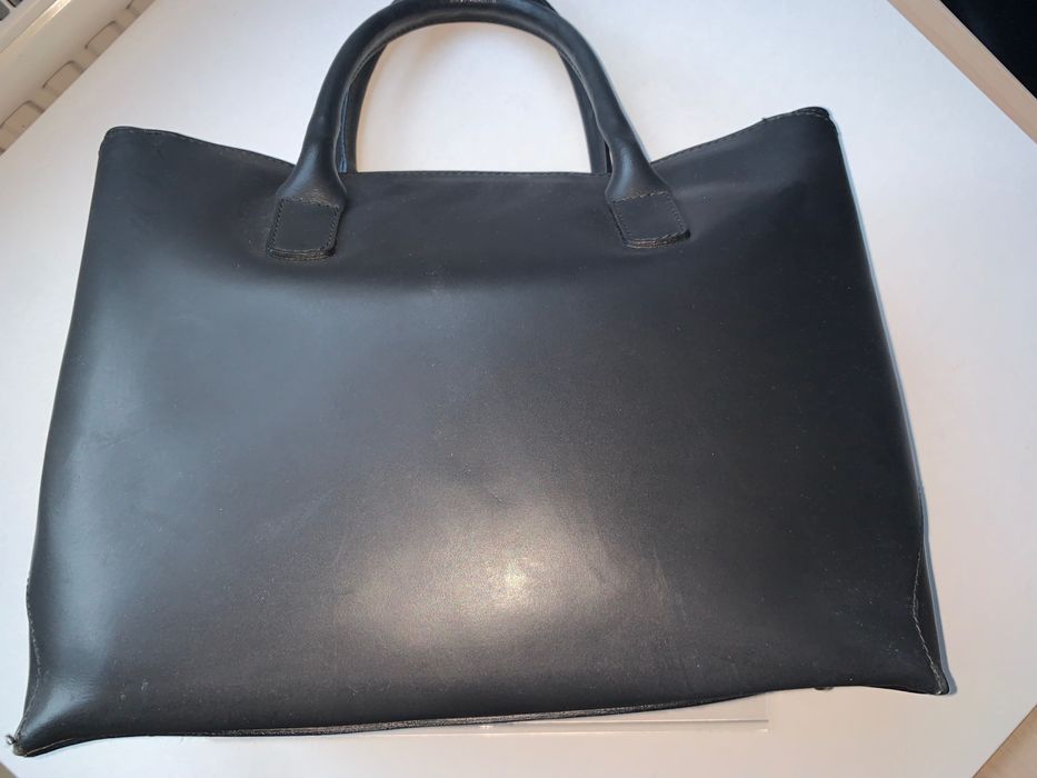 Poseta piele naturală lucrată manual