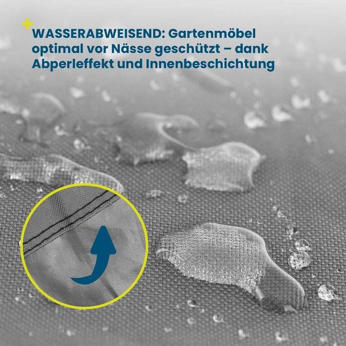 Покривало калъф за градински мебели водоусточив и UV 200 × 160 Hoberg