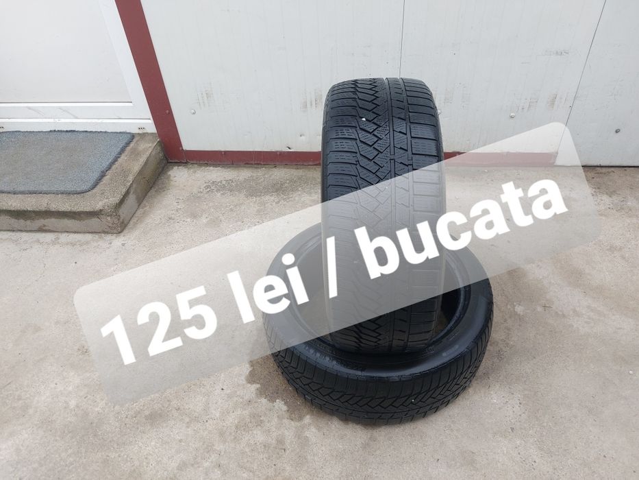 125 lei bucata! Doua anvelope M+S/IARNA 225 40 r18 Continental