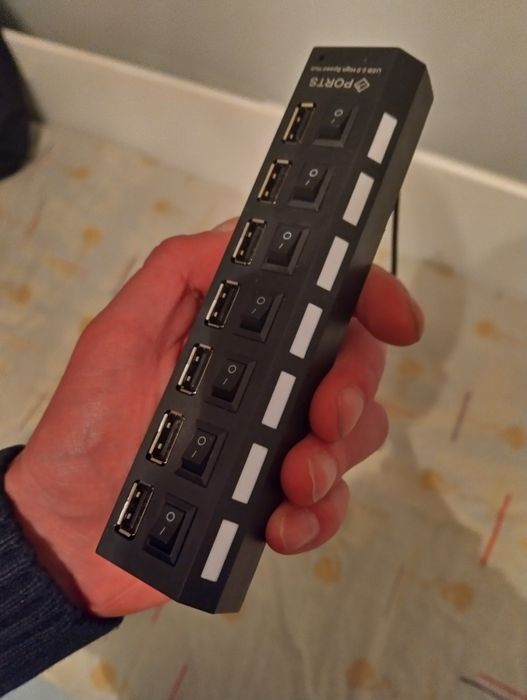 Разклонител USB със 7 хъб-а