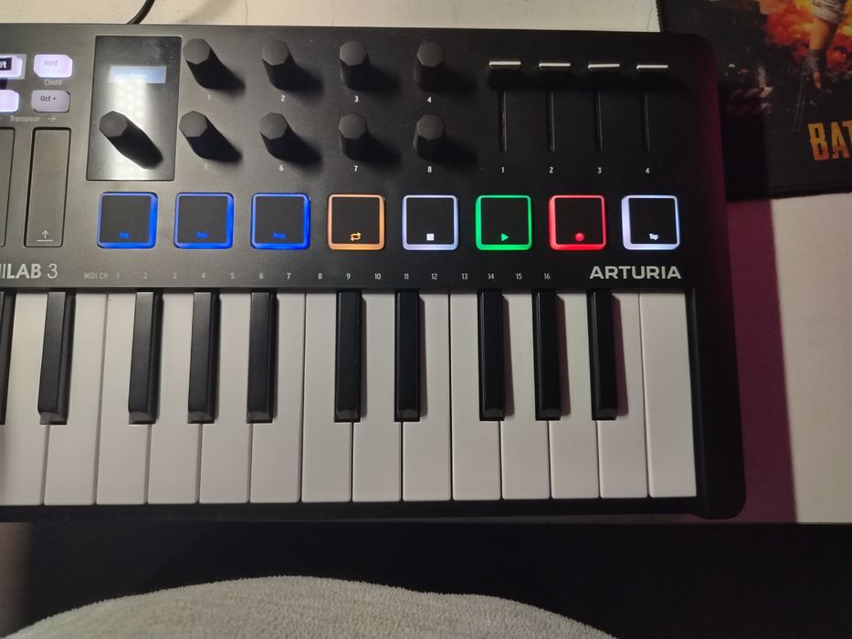 Продам миди клавиатура arturia mini lab 3