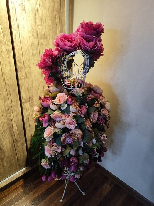 Цветочный манекен, декор для кафе и магазинов