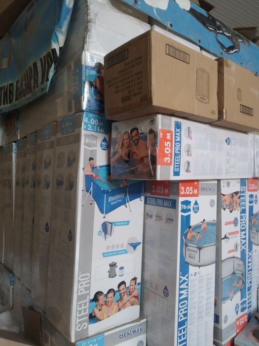 бассейн Bestway 4м х 2.1м = 81 см , доставка