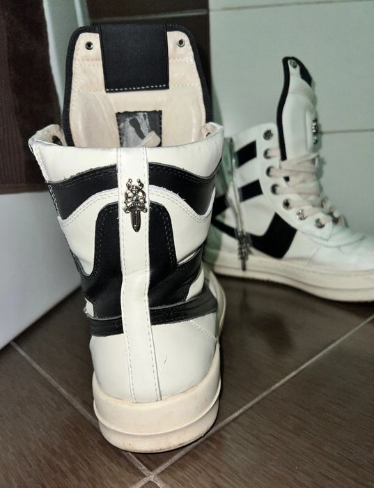 Rick Owens Geobaskets x Chrome hearts