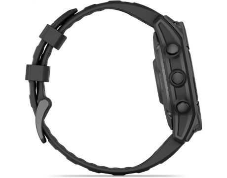 Garmin Fenix E GPS 47mm - Black Slate Grey Steel, Silver Stainless Steel