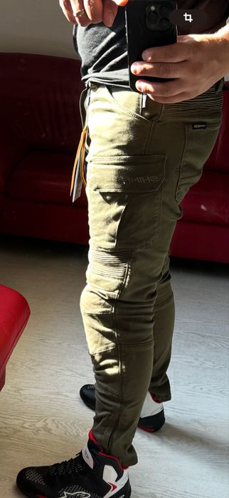 Pantaloni moto textil