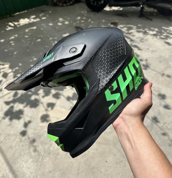 Каска Shot Race Gear M + очила ProperGrip