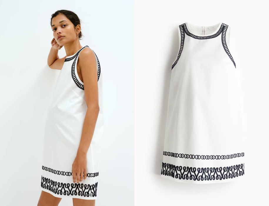 Новые платья с вышивкой H&M, размер М ( 46/50) и L (50/54)